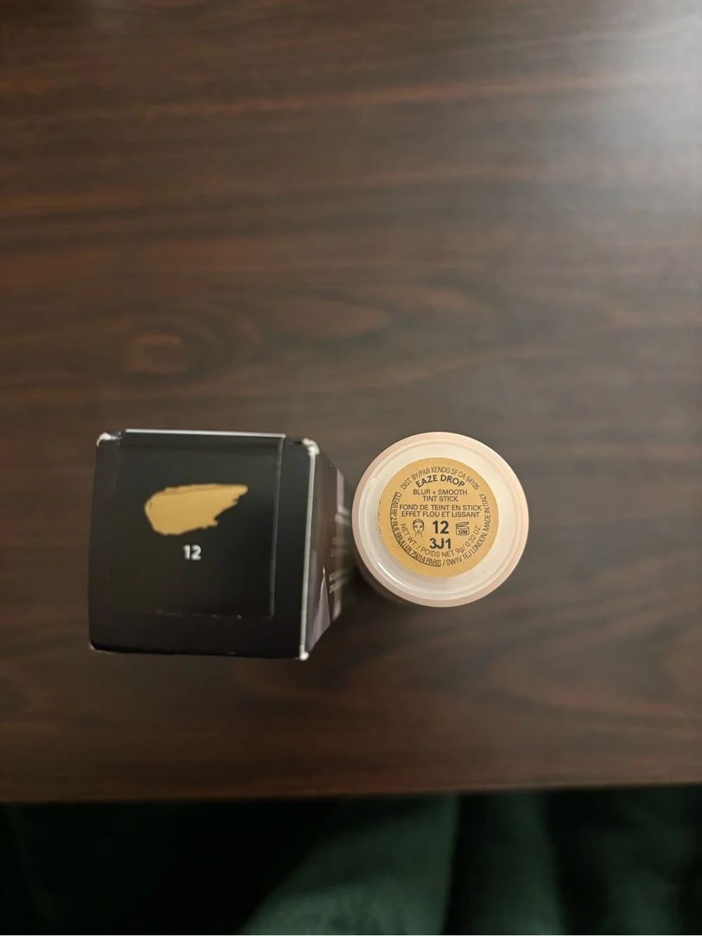 NIB Fenty Beauty Eaze Drop Tint Stick - Shade 12 - Medium with Warm Gold